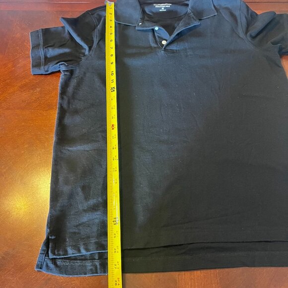 Croft & Barrow Black Signature Polo Shirt Mens M 100% Cotton - Picture 5 of 8